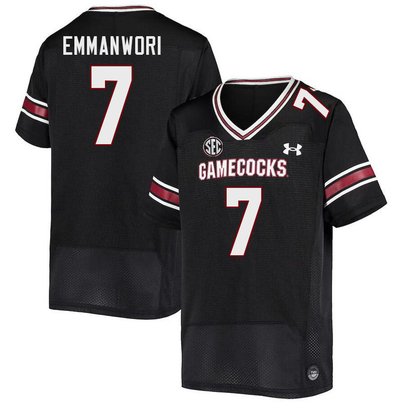 Men #7 Nick Emmanwori South Carolina Gamecocks College Football Jerseys Stitched-Black